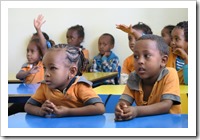 A class in progress