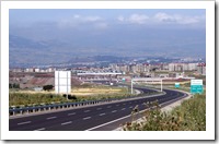 The 40kph bit is after the toll plaza...