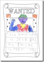 The "Wanted" Poster.