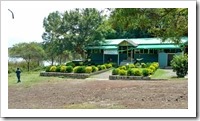 The conference centre by the lake.