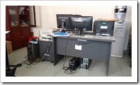 An unmanned desk