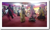 The dancing