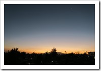 Our beautiful horizon. Can you see Venus?