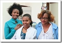 Clinic staff on a normal day