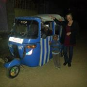 Chris, the bajaj, Elias oand one of the boys