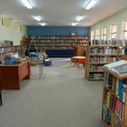 The new library almost in place